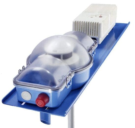 Kanałowa czujka dymu LRS 03 230V do systemów wentylacyjnych z czujką optyczną ORS 220