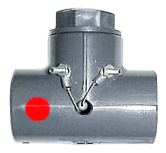 Trójnik ogrzewający ABS HEAT