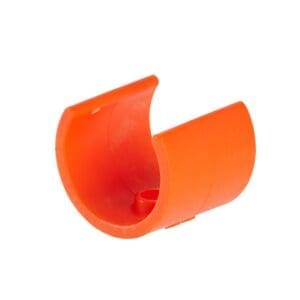 Pomarańczowe klipsy do otworów zasysających