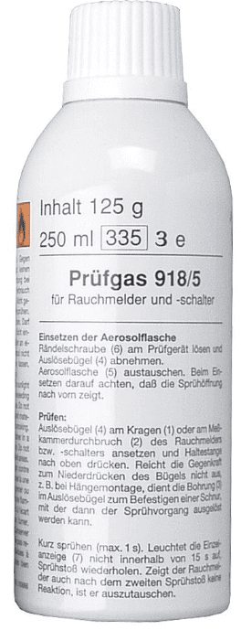 gaz testowy do czujek pożarowych Testgas 918-5