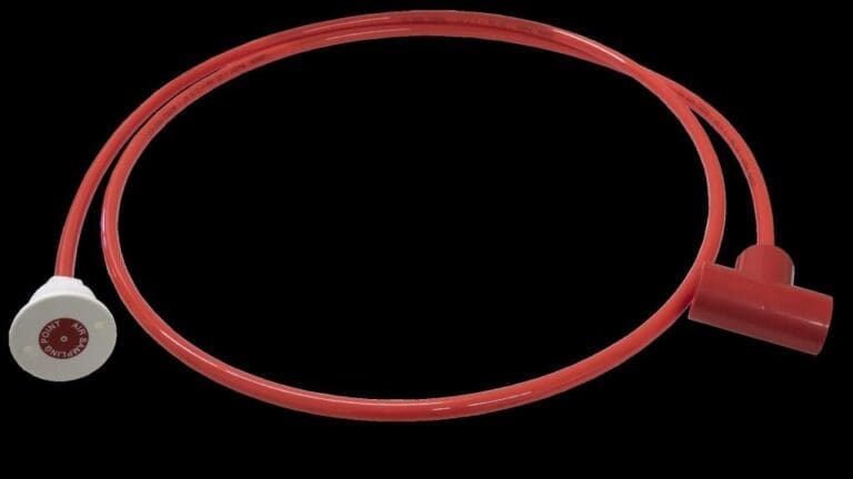 Kompletny zestaw kapilarny Securiton CT 10/7 z płaską głowicą ssącą